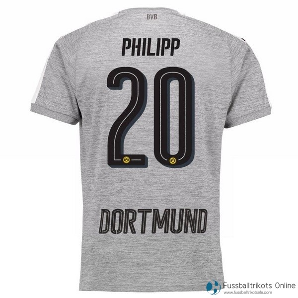Borussia Dortmund Trikot Ausweich Phillipp 2017-18 Fussballtrikots Günstig